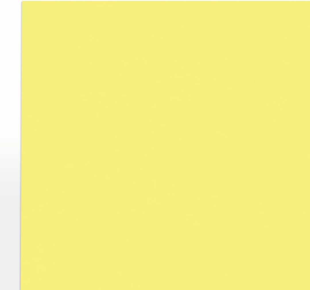 LUXPaper 8.5" x 11" Paper | Letter Size | Pastel Canary Yellow | 60lb. Text | 50 Qty