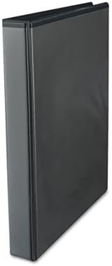 Universal Economy Round Ring View Binder, 3 Rings, 1" Capacity, 11 x 8.5, White, 12/Carton
