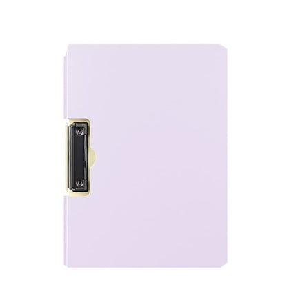 WERFOGH Portable File Clipboard Single Clip/Dual Clips Optional Folders Vertical Office Supplies(Gray)