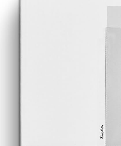 Staples Sheet Protectors, 8.5" x 11" – Top-Loading Clear Page Protectors, 2.4 Mil Standard Weight, 200-Pack