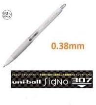 Uni-Ball Signo 307 Retractable Gel Ink Pen, Ultra Micro Point 0.38mm, Blue Ink, UMN-307-38, Value Set of 5