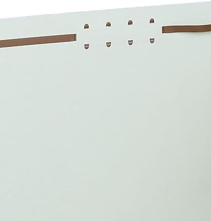 Staples 60% Recycled Pressboard Classification Folders, Letter Size, 2‑Dividers, 2.5" Expansion, Light Gray/Green – 20/Carton