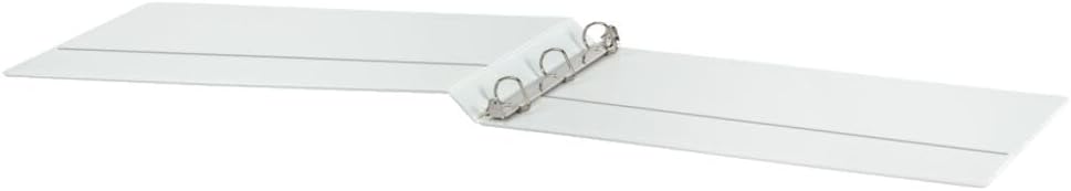 Cardinal 11-Inch x 17-Inch ClearVue Slant-D Ring Binder, 1-Inch, White (22112CB)