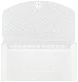 JAM Paper Accordion Folders - 13 Pocket Plastic Expanding File - Legal Size - 10 x 15 - Red - Sold Individually
