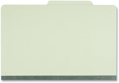 Universal Pressboard Classification Folder, Legal, Six-Section, Green, Case Pack of 10 (10281)