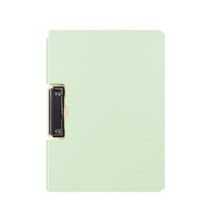 WERFOGH Portable File Clipboard Single Clip/Dual Clips Optional Folders Vertical Office Supplies(Gray)