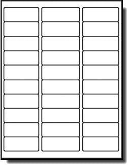 FungLam 1" x 2-5/8" Shipping Address Labels 900 Label Stickers Paper for Laser/Inkjet Printer 30 per Page Printable Mailing Labels (30 Sheets, 900 Labels)