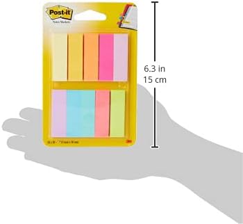 Post-It 686-PLOY Index Strong Filing Tabs, Pink, Green, Orange, Yellow, 51 x 38 mm (6 of Each Colour)