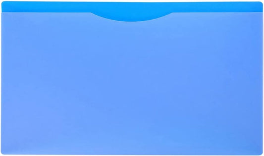 Waterproof Poly-File Folders with Top Tab, Assorted Colors, 4pcs Pack, Legal Size (Multi-Color)