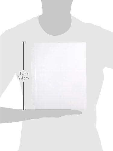 Avery Clear Standard Weight Sheet Protectors, Top Load, 25 Document Protectors (75530)
