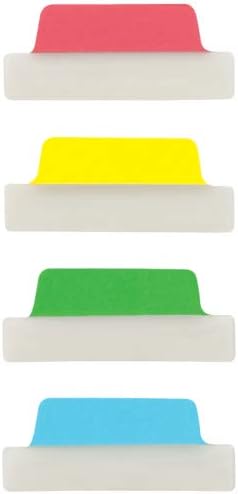 Avery Margin Ultra Tabs, 2.5" x 1", 2-Side Writable, Assorted Pastel Colors, 48 Repositionable Tabs (74867)