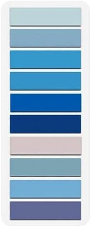 Jowxsx 200 Blue Sticky Index Tabs, Writable & Repositionable Page Markers