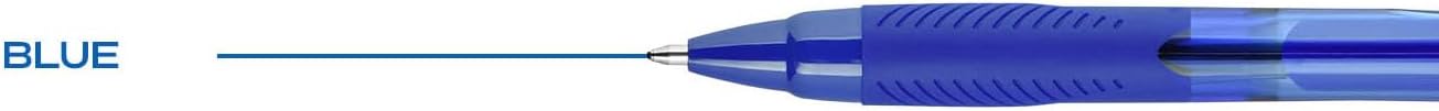Uni-Ball Jetstream Elements Ballpoint Pen, Medium Point (1.0mm), Blue Ink, 6 Pens