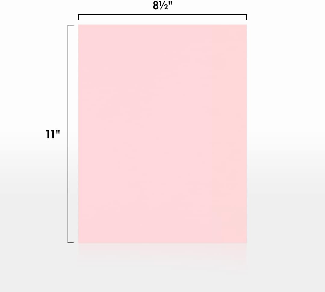 LUXPaper 8.5" x 11" Paper | Letter Size | Pastel Canary Yellow | 60lb. Text | 50 Qty