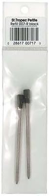St. Tropez Marvy Petite Black Ink Ballpoint Pen Refill (Pack of 2) 007-R