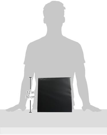 Avery Heavy-Duty View 3 Ring Binder, 1" One Touch Slant Rings, Holds 8.5" x 11" Paper, 1 Black Binder (05300)