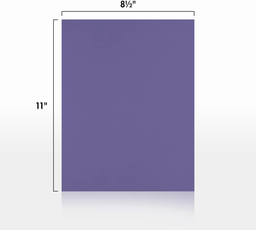 LUXPaper 8.5" x 11" Paper | Letter Size | Pastel Canary Yellow | 60lb. Text | 50 Qty