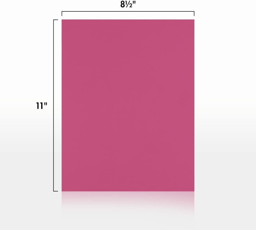 LUXPaper 8.5" x 11" Paper | Letter Size | Pastel Canary Yellow | 60lb. Text | 50 Qty
