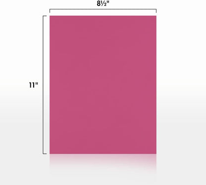 LUXPaper 8.5" x 11" Paper | Letter Size | Pastel Canary Yellow | 60lb. Text | 50 Qty