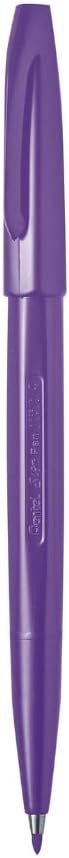 Pentel Sign Pen, Fiber-Tipped, Black Ink (S520-A), Box of 12