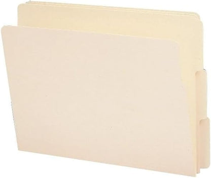 Smead End Tab File Folder, Straight-Cut Tab, Letter Size, Manila, 100 per Box (24100)