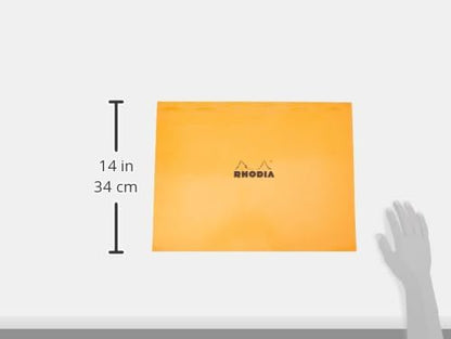 Rhodia 80 Sheet Graph Notepads, 4 by 6", Black