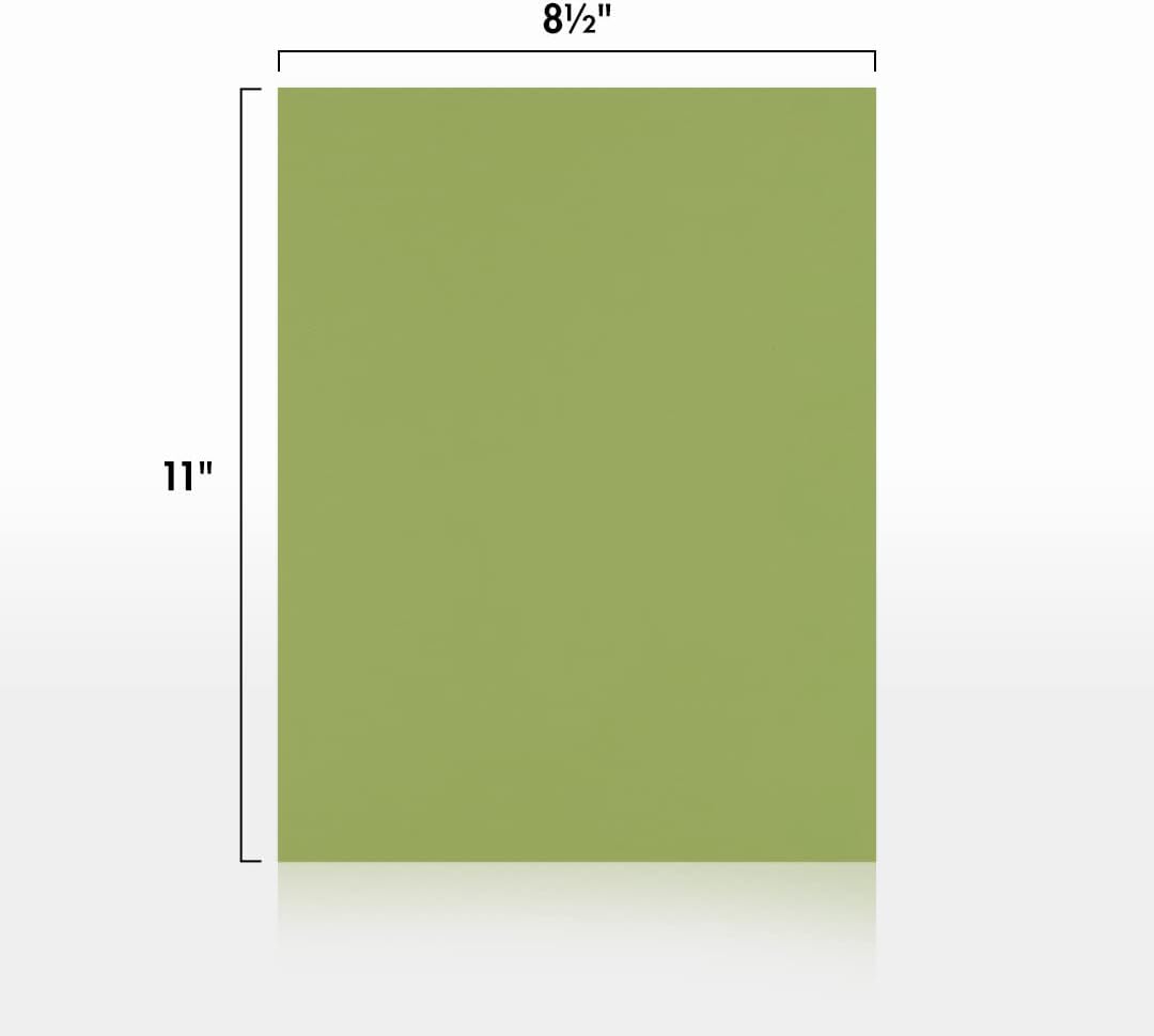 LUXPaper 8.5" x 11" Paper | Letter Size | Pastel Canary Yellow | 60lb. Text | 50 Qty