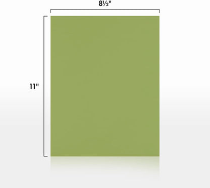 LUXPaper 8.5" x 11" Paper | Letter Size | Pastel Canary Yellow | 60lb. Text | 50 Qty