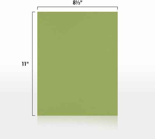 LUXPaper 8.5" x 11" Paper | Letter Size | Pastel Canary Yellow | 60lb. Text | 50 Qty