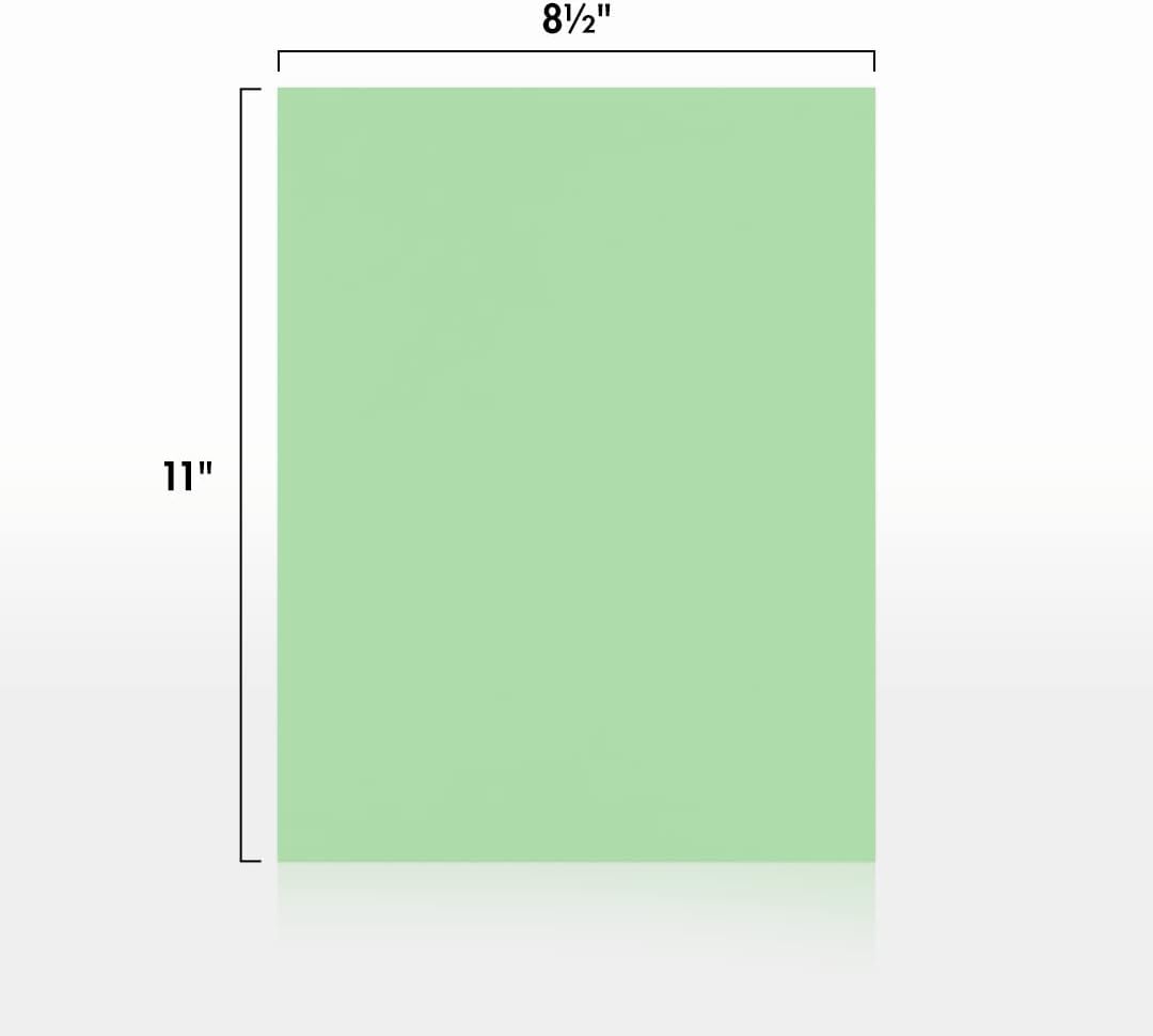 LUXPaper 8.5" x 11" Paper | Letter Size | Pastel Canary Yellow | 60lb. Text | 50 Qty