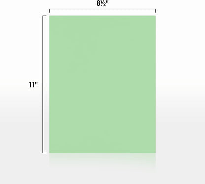 LUXPaper 8.5" x 11" Paper | Letter Size | Pastel Canary Yellow | 60lb. Text | 50 Qty