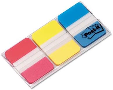 Post-It 686-PLOY Index Strong Filing Tabs, Pink, Green, Orange, Yellow, 51 x 38 mm (6 of Each Colour)