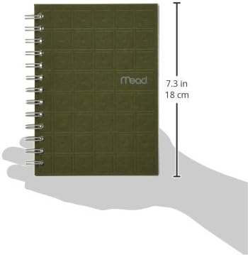 Mead Spiral Memo Notebook, 8 Pack, Pocket Notebook, College Ruled Paper, 3" x 5", 60 Sheets per Notebook, Assorted Colors (73605)
