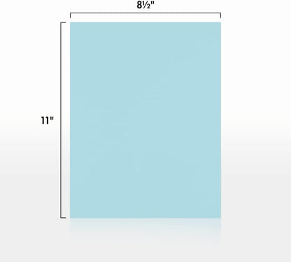 LUXPaper 8.5" x 11" Paper | Letter Size | Pastel Canary Yellow | 60lb. Text | 50 Qty