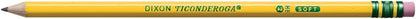 Ticonderoga Wood-Cased Pencils, Pre-Sharpened, 2 HB Soft, Yellow, 12 Count
