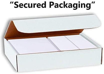 Hamilco Blank Index Cards 6" x 9" Heavyweight Card Stock 80lb Cover White Cardstock Paper - 100 Pack