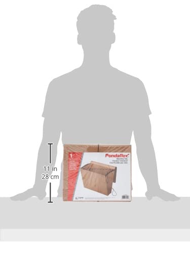 Pendaflex Expanding Kraft File with Flap, Jan.-Dec. Index, 12 x 10, 1 per Box (K-17M-OX),Brown