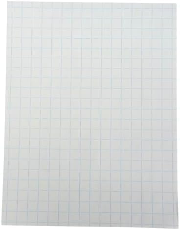 School Smart Double Sided Graph Paper, 8-1/2 x 11 Inches, 1/2 Inch Rule, White, Pack of 500 - 085279