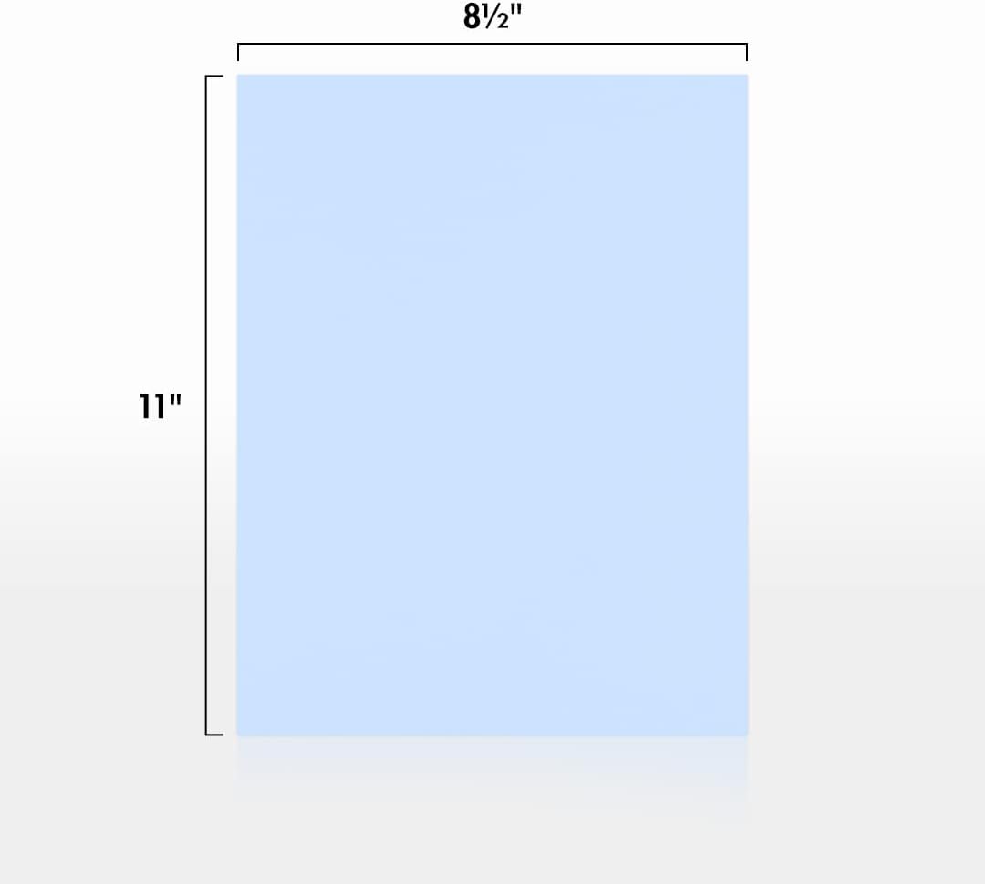 LUXPaper 8.5" x 11" Paper | Letter Size | Pastel Canary Yellow | 60lb. Text | 50 Qty