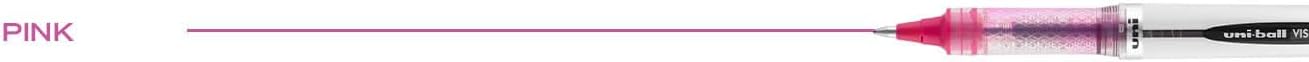 uniball Vision Elite Rollerball Pen, Bold Point (0.8mm), Black Ink, 6 Pens