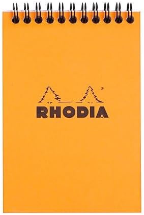 Rhodia Wirebound Pad 8.25x11.75, Lined, Orange