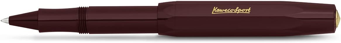 Kaweco CLASSIC SPORT Rollerball Bordeaux I Gel/Ballpoint Pen Including 0.7 mm Refill I in Classic Design with Ceramic Ball 13.5 cm