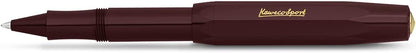 Kaweco CLASSIC SPORT Rollerball Bordeaux I Gel/Ballpoint Pen Including 0.7 mm Refill I in Classic Design with Ceramic Ball 13.5 cm