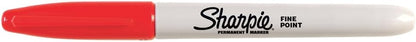 SHARPIE Fine Point Permanent Markers, Red, 1 Count