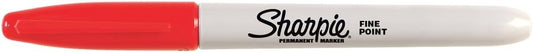 SHARPIE Fine Point Permanent Markers, Red, 1 Count