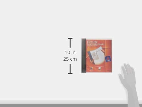Avery Flexible View 3 Ring Binder, 1 Inch Round Rings, 1 Gray Binder (17676)