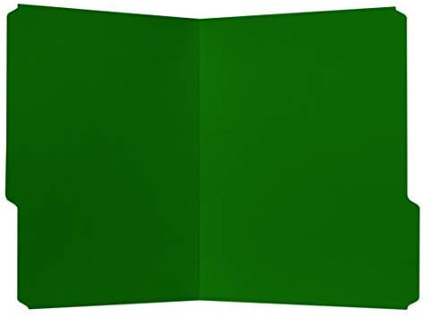 The File King 1/3 Cut File Folders Letter Size - 100 Pack | Manilla Folders 8.5 x 11 | Assorted 3 Tabs | Heavy Duty 11-Point Fiber | Made in USA | Undercut Front Style | Easy Labeling & Organization