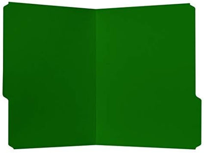 The File King 1/3 Cut File Folders Letter Size - 100 Pack | Manilla Folders 8.5 x 11 | Assorted 3 Tabs | Heavy Duty 11-Point Fiber | Made in USA | Undercut Front Style | Easy Labeling & Organization