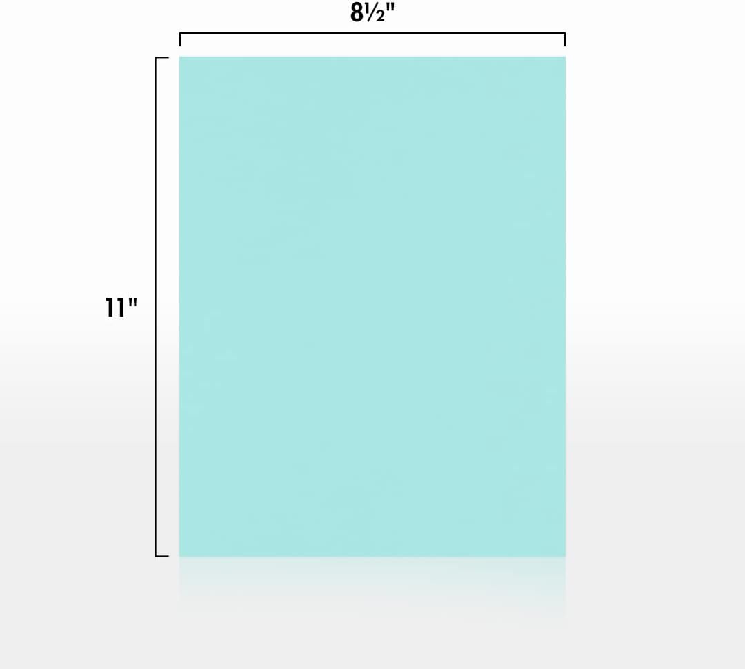 LUXPaper 8.5" x 11" Paper | Letter Size | Pastel Canary Yellow | 60lb. Text | 50 Qty
