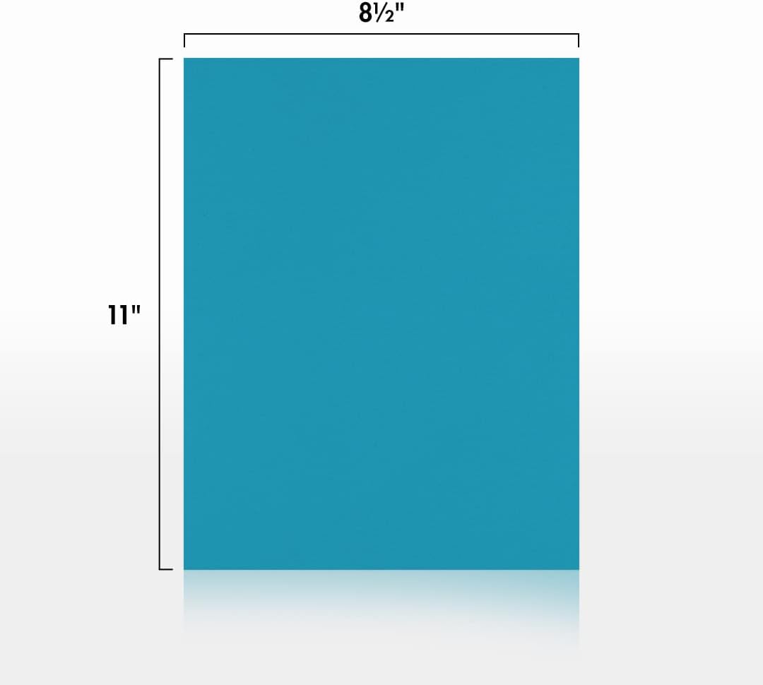 LUXPaper 8.5" x 11" Paper | Letter Size | Pastel Canary Yellow | 60lb. Text | 50 Qty